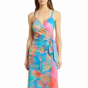 NWT Farm Rio Painted Birds Cover Up Size Medium